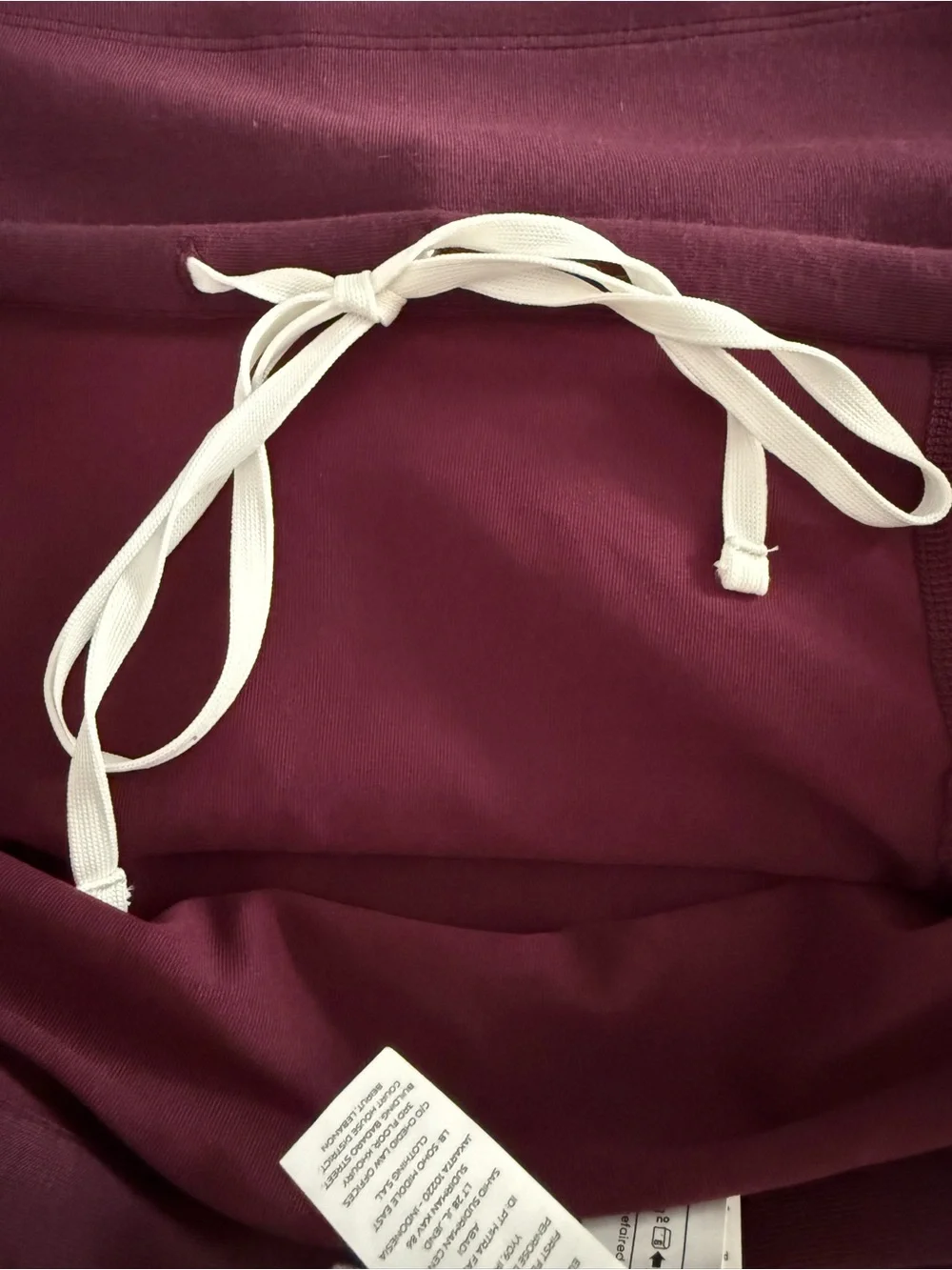 Alo Yoga Track Star Mini Skirt in Limited Burgundy Women’s Size Small